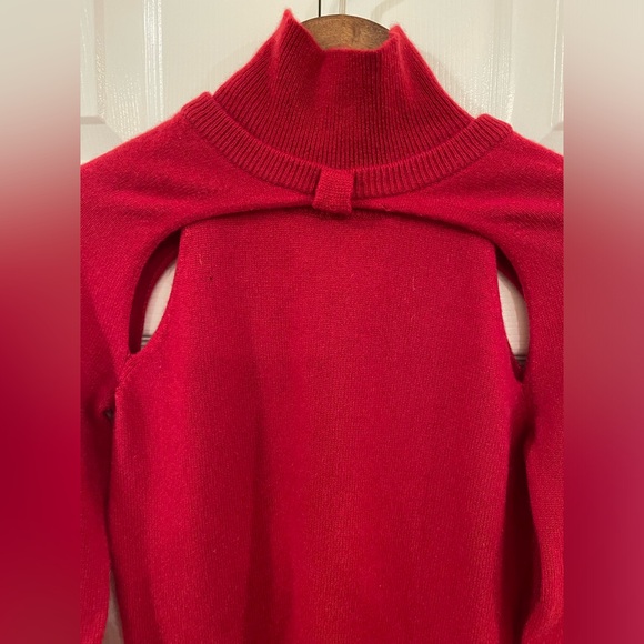 NWOT LAMB red cashmere sweater - Picture 5 of 11